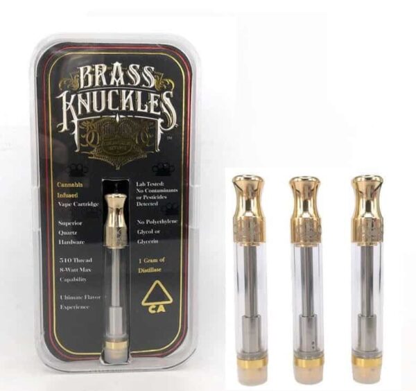 Buy Brass Knuckles High THC Vape Cartridges Online UK
