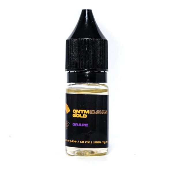 Buy QNTM Clouds Gold THC Vape Liquid Grape Online UK
